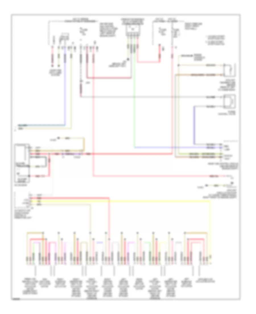 Automatic AC Wiring Diagram, Coupe with Thermotronic (2 of 2) for Mercedes-Benz E550 2011