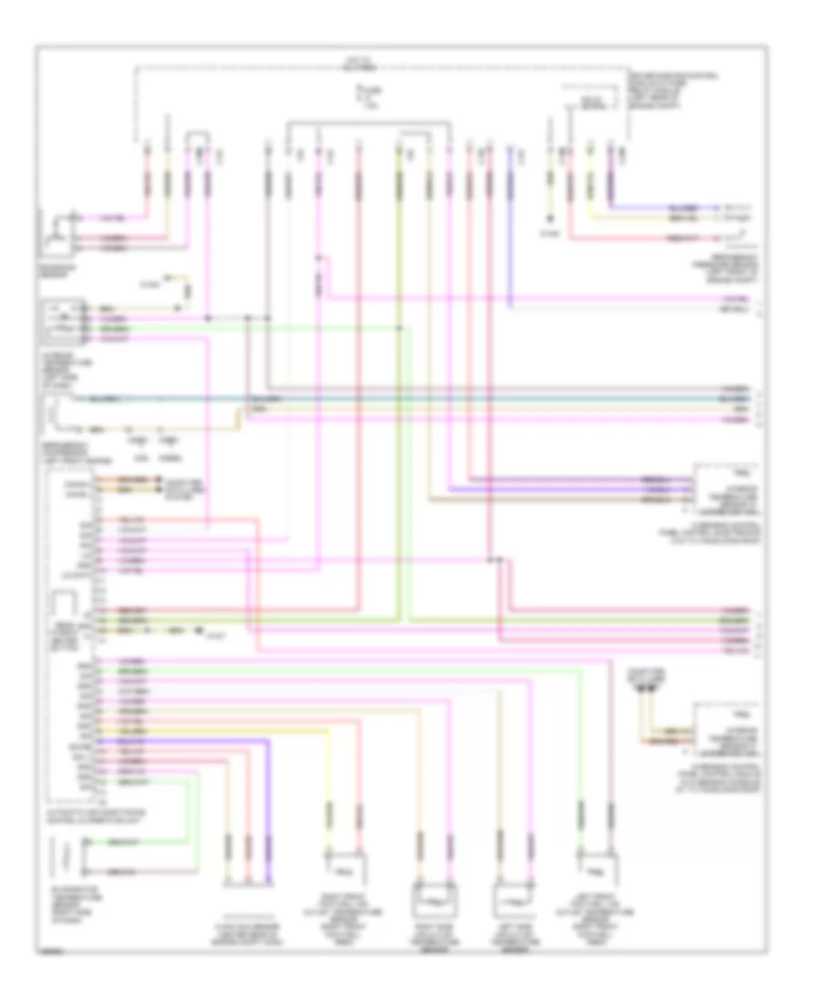 Automatic A C Wiring Diagram Sedan with Thermotronic 1 of 3 for Mercedes Benz E550 2011