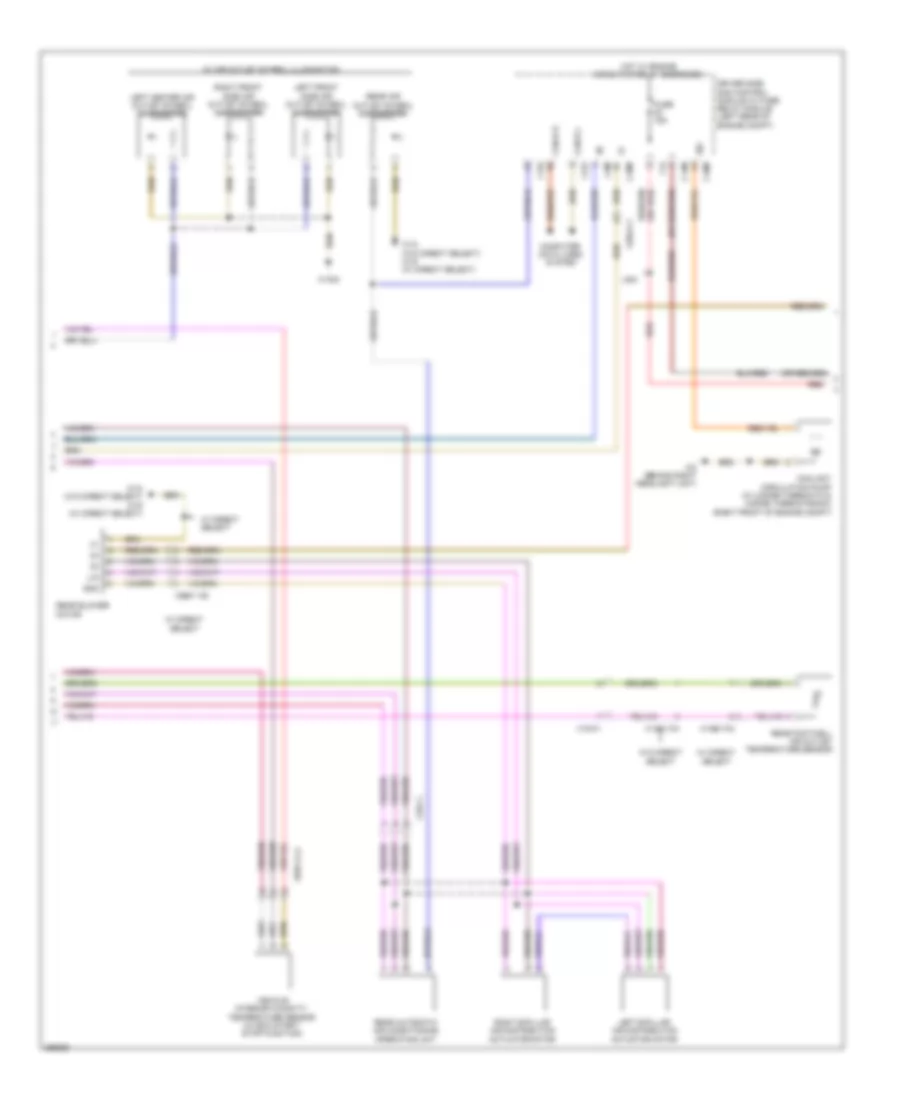 Automatic AC Wiring Diagram, Sedan with Thermotronic (2 of 3) for Mercedes-Benz E550 2011