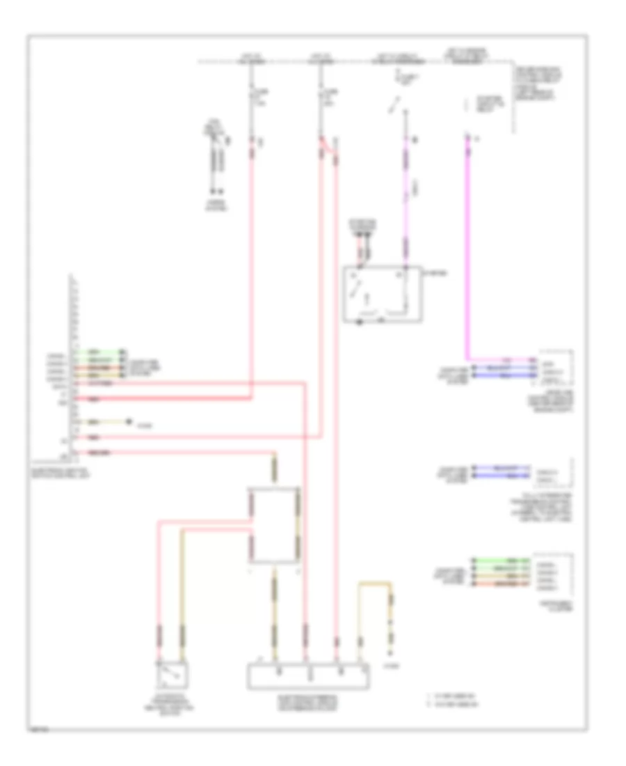 Drive Authorization System Wiring Diagram, Coupe for Mercedes-Benz E550 2011