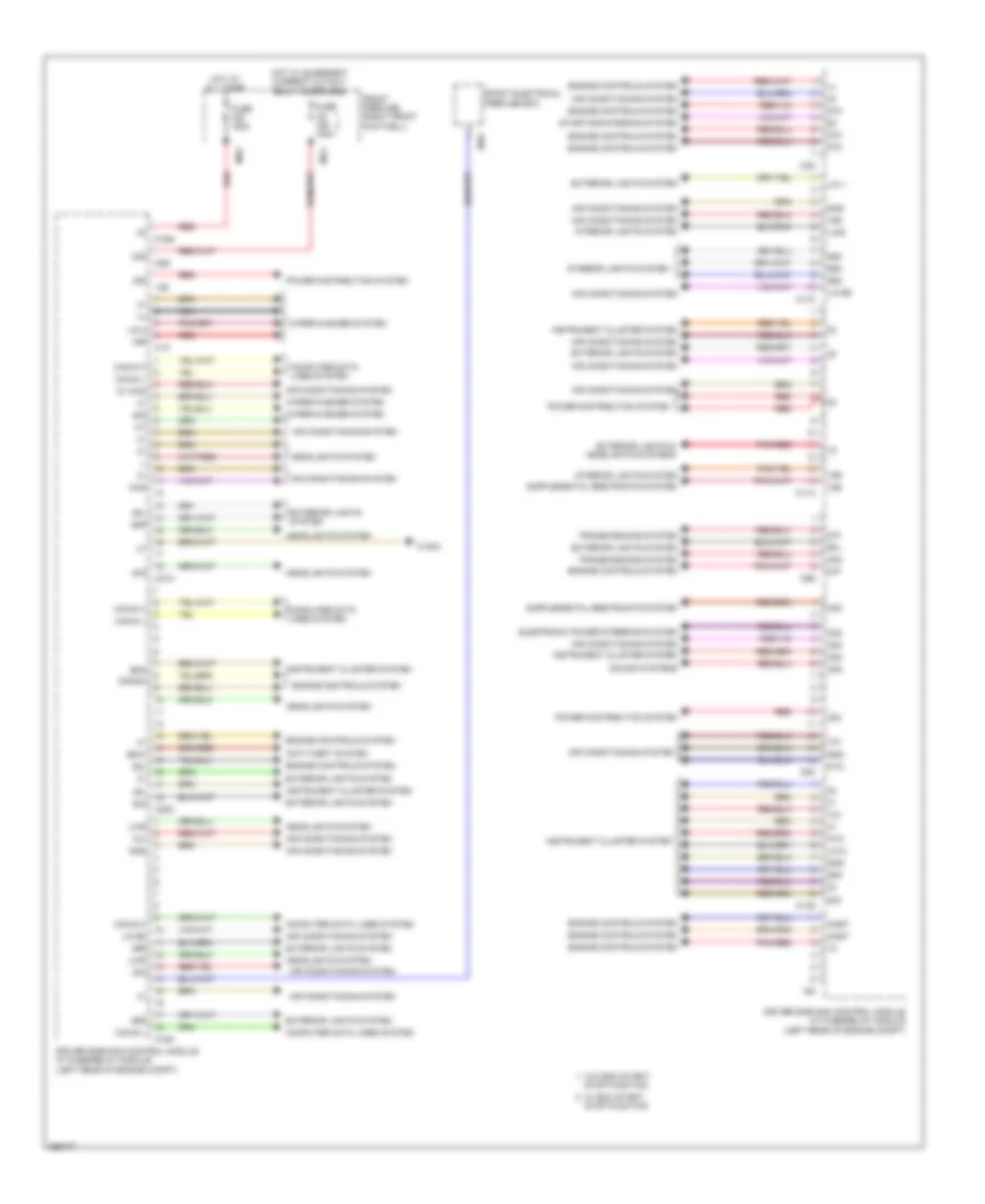 Driver s Side SAM Control Module Wiring Diagram Coupe 1 of 2 for Mercedes Benz E550 2011