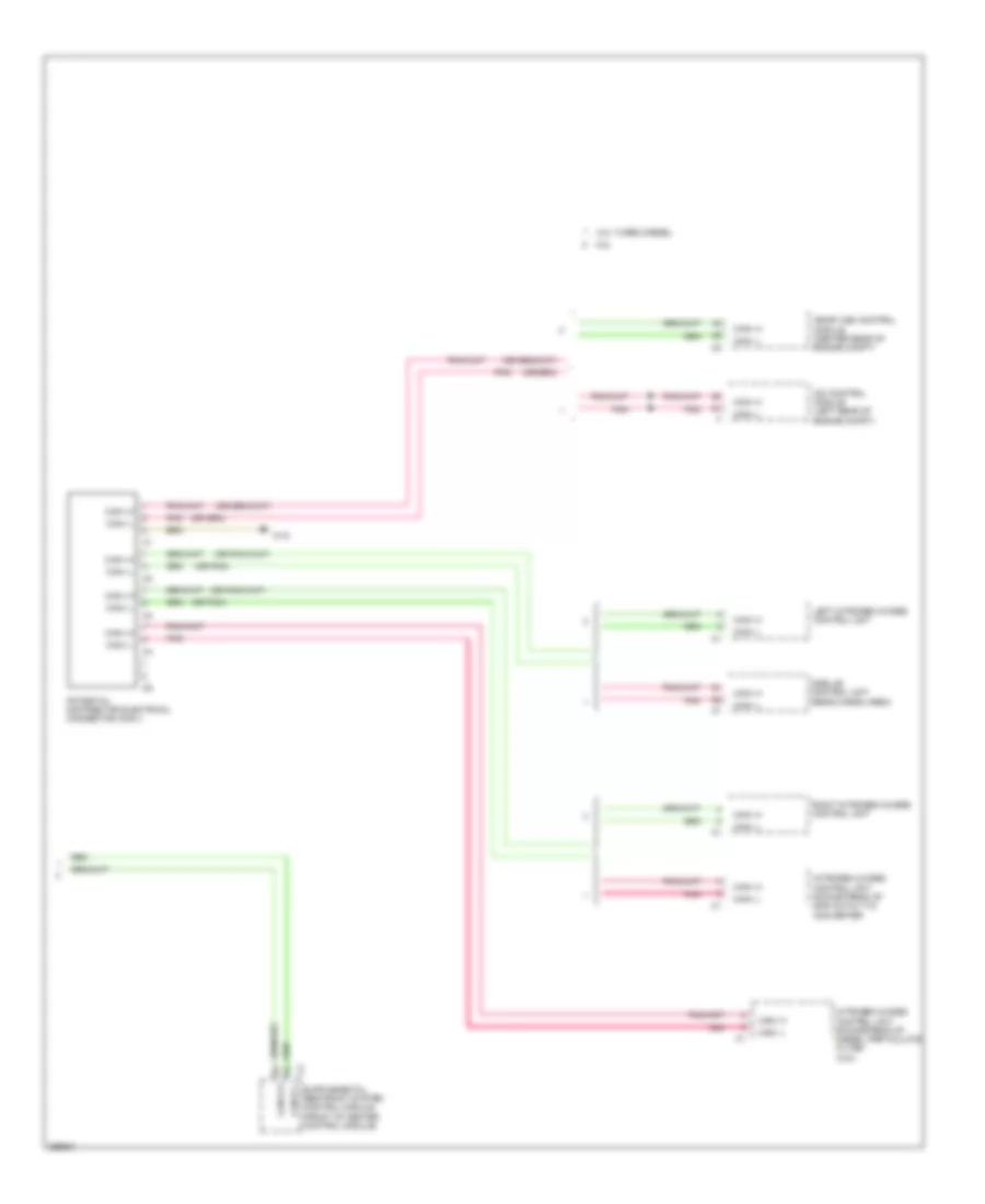 High Low Bus Wiring Diagram Sedan 5 of 5 for Mercedes Benz E550 2011