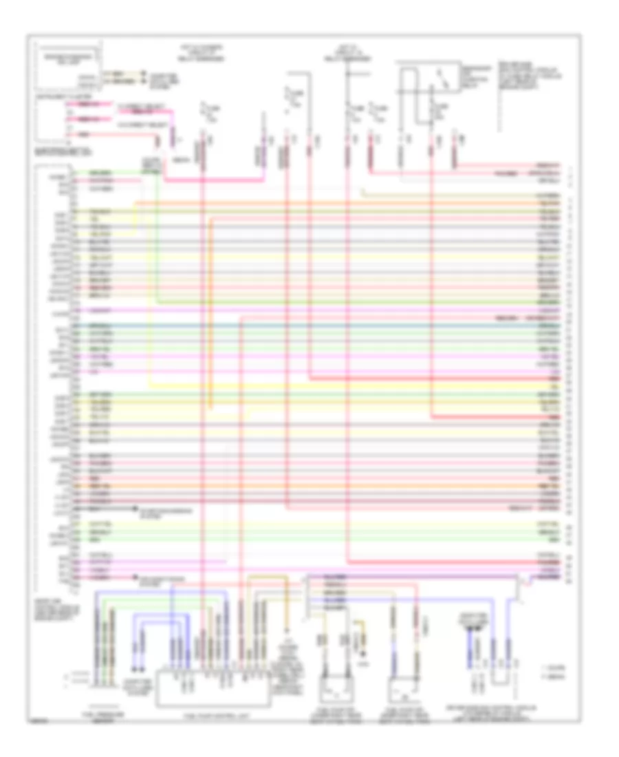 5 5L Engine Performance Wiring Diagram 1 of 6 for Mercedes Benz E550 2011