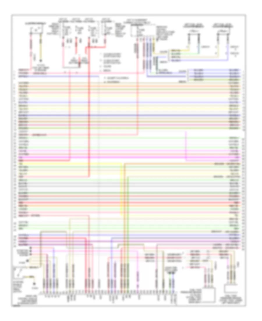 5 5L Engine Performance Wiring Diagram 2 of 6 for Mercedes Benz E550 2011