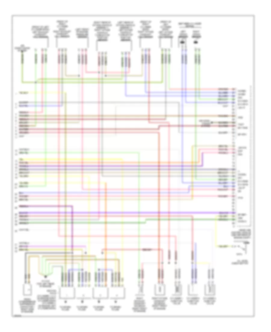 5.5L, Engine Performance Wiring Diagram (6 of 6) for Mercedes-Benz E550 2011