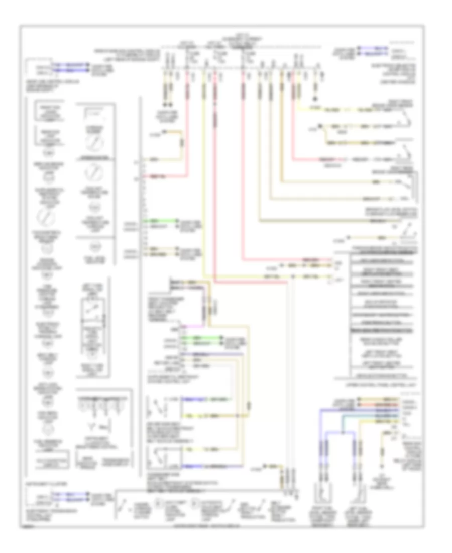 Instrument Cluster Wiring Diagram Coupe for Mercedes Benz E550 2011