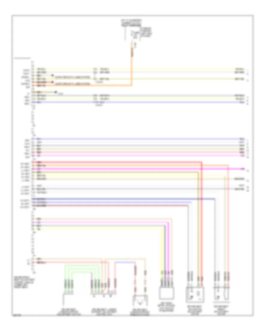 Driver s Memory Seat Wiring Diagram Coupe 1 of 2 for Mercedes Benz E550 2011