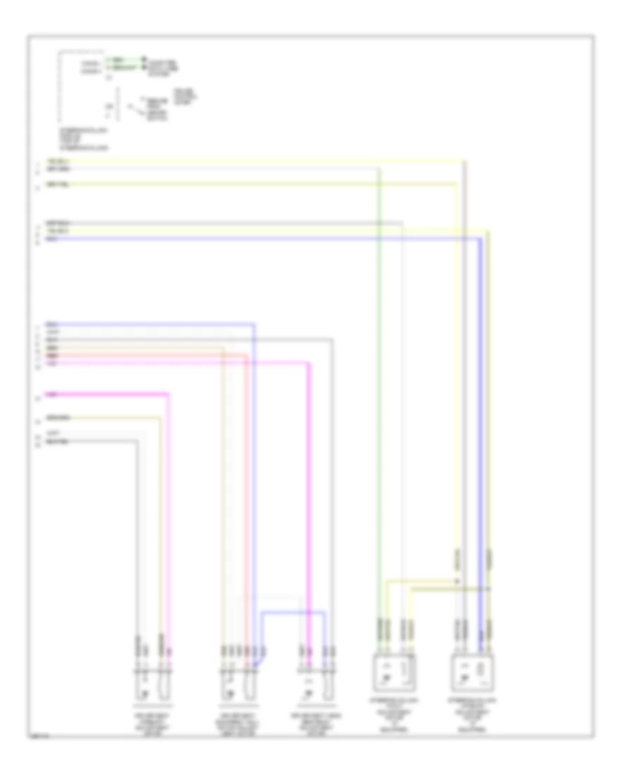 Drivers Memory Seat Wiring Diagram, Coupe (2 of 2) for Mercedes-Benz E550 2011