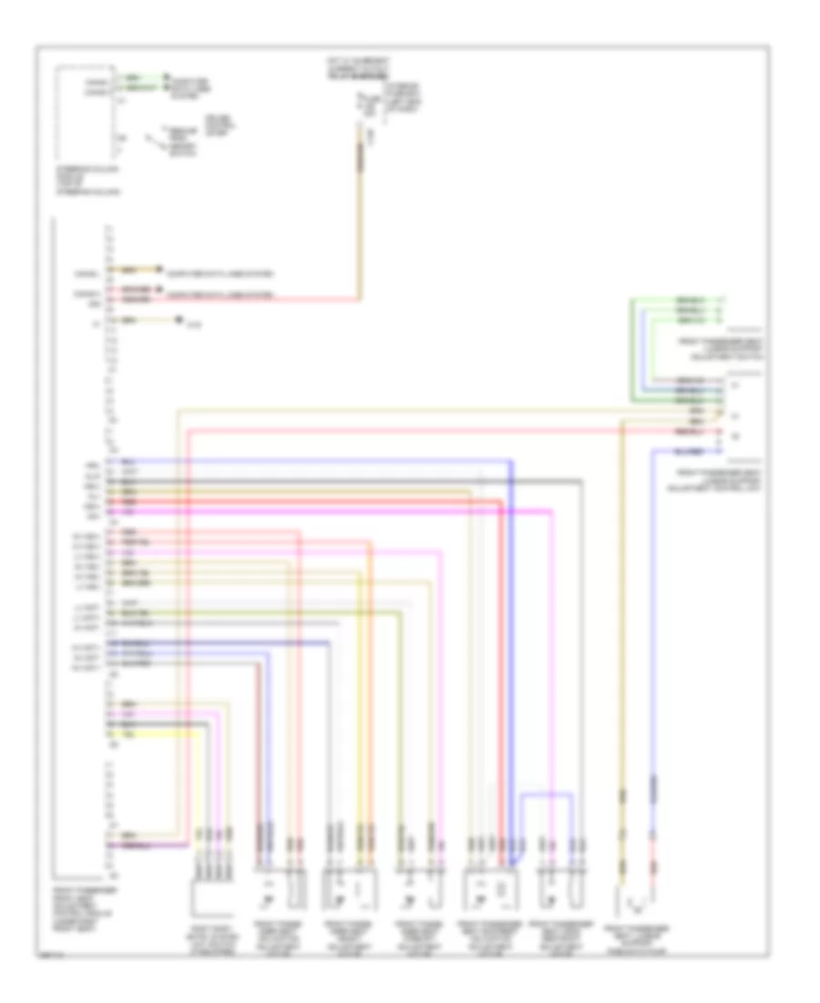 Passengers Memory Seat Wiring Diagram, Coupe for Mercedes-Benz E550 2011