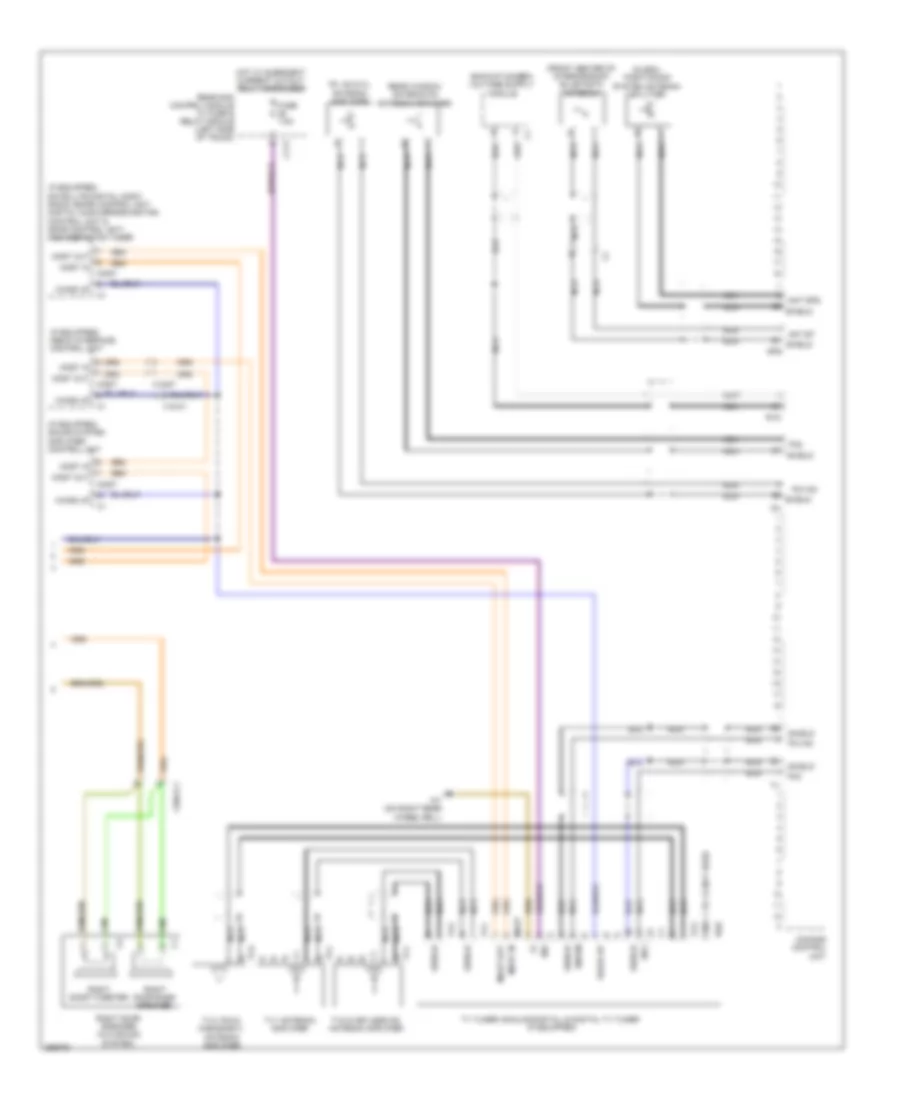 COMAND Actuation Wiring Diagram Coupe 2 of 2 for Mercedes Benz E550 2011