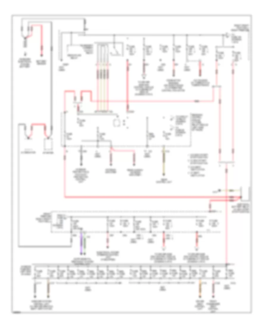 Power Distribution Wiring Diagram Coupe 1 of 5 for Mercedes Benz E550 2011