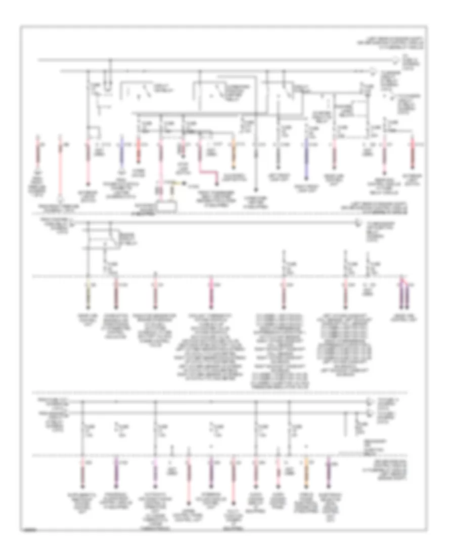 Power Distribution Wiring Diagram Coupe 4 of 5 for Mercedes Benz E550 2011