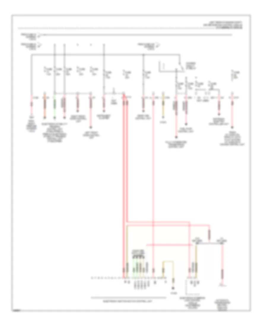 Power Distribution Wiring Diagram Coupe 5 of 5 for Mercedes Benz E550 2011