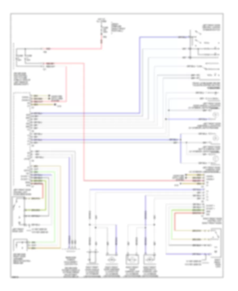 Automatic Door Locks Wiring Diagram Coupe for Mercedes Benz E550 2011