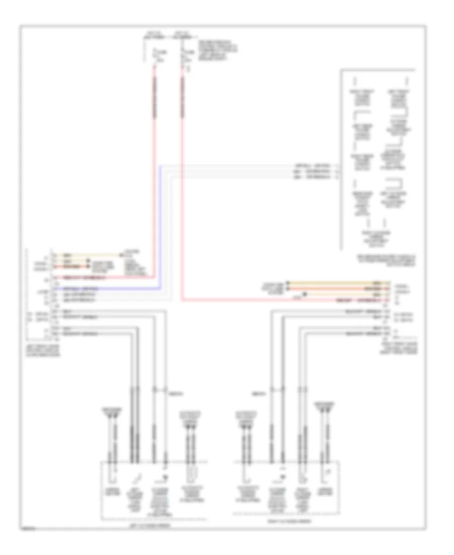 Power Mirror Wiring Diagram for Mercedes Benz E550 2011