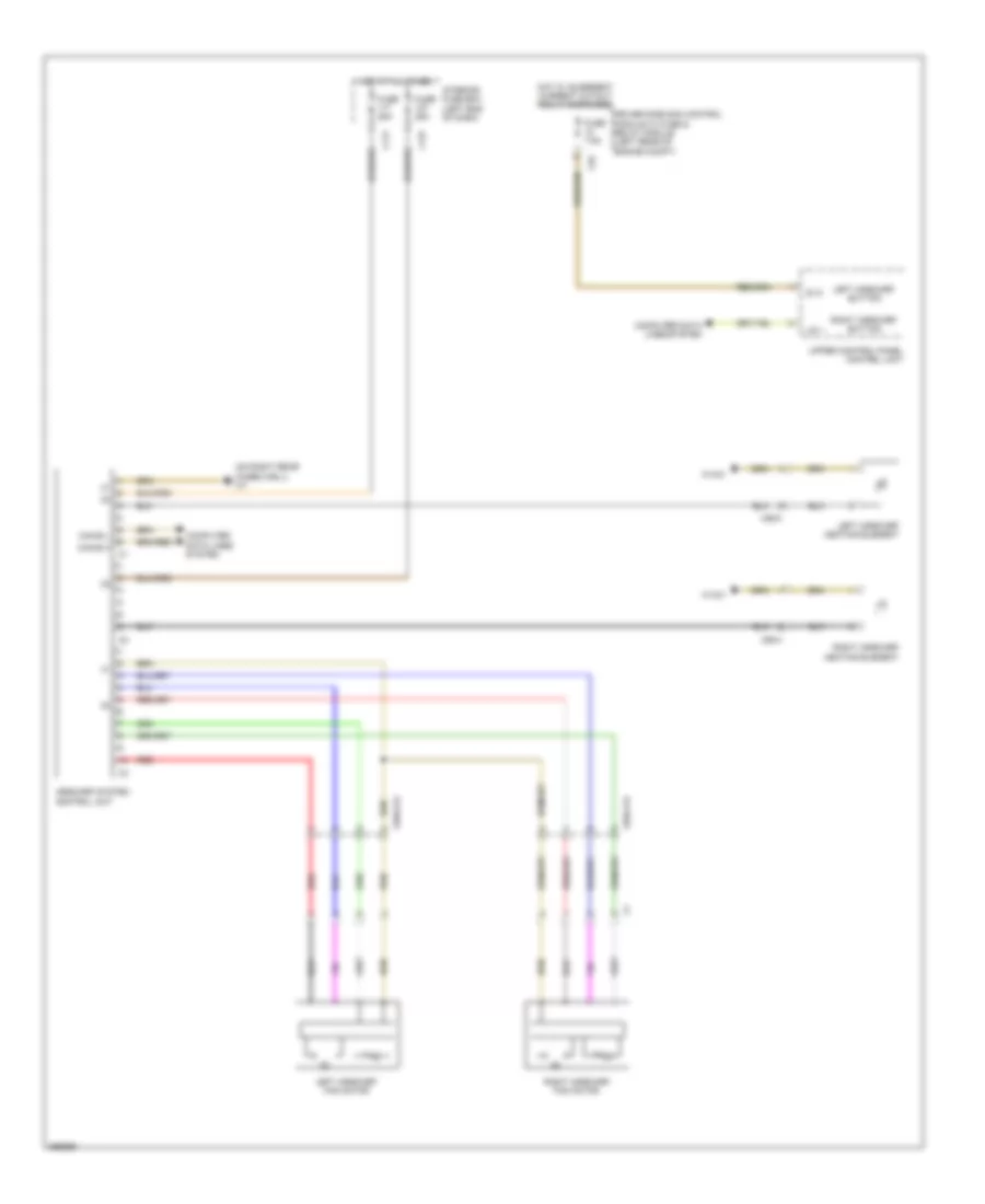 Rear Heated Seats Wiring Diagram Coupe for Mercedes Benz E550 2011