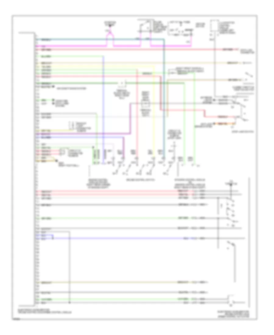 Electronic AcceleratorCruiseIdle Speed Control Wiring Diagram for Mercedes-Benz E320 1996