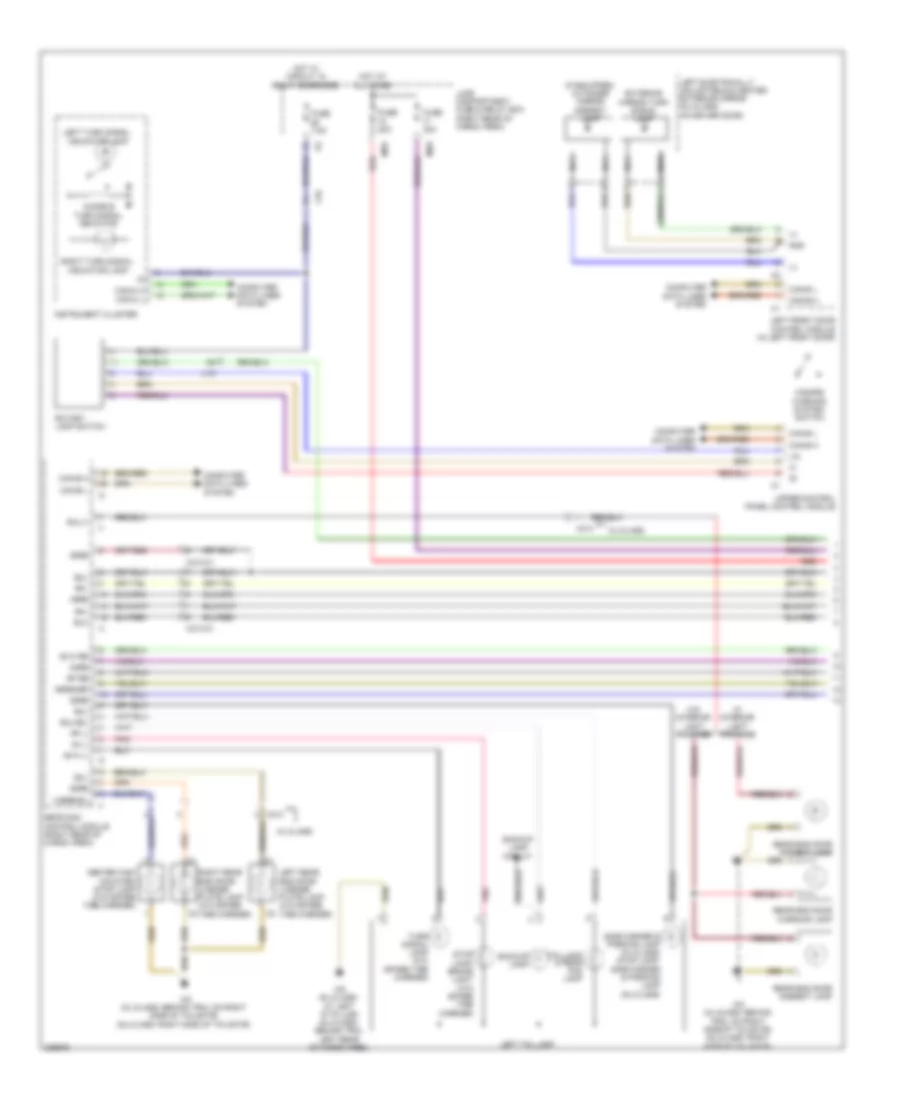 Exterior Lamps Wiring Diagram (1 of 2) for Mercedes-Benz GL350 2010