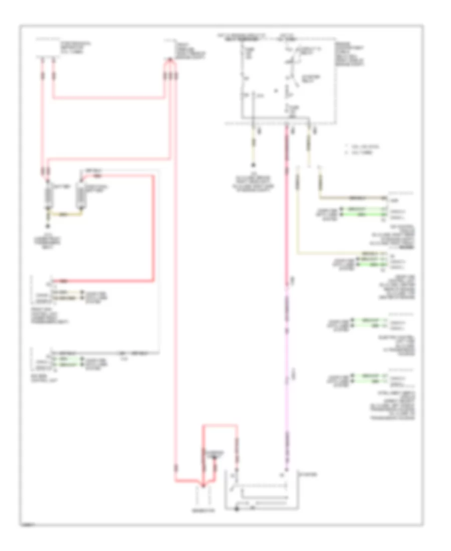 Starting Wiring Diagram for Mercedes Benz GL350 2010