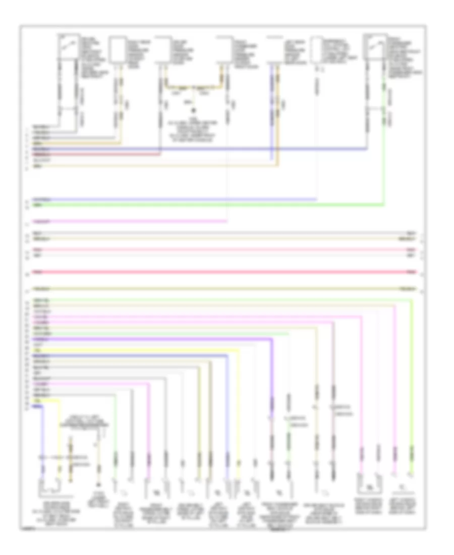 Supplemental Restraint Wiring Diagram 2 of 3 for Mercedes Benz GL350 2010