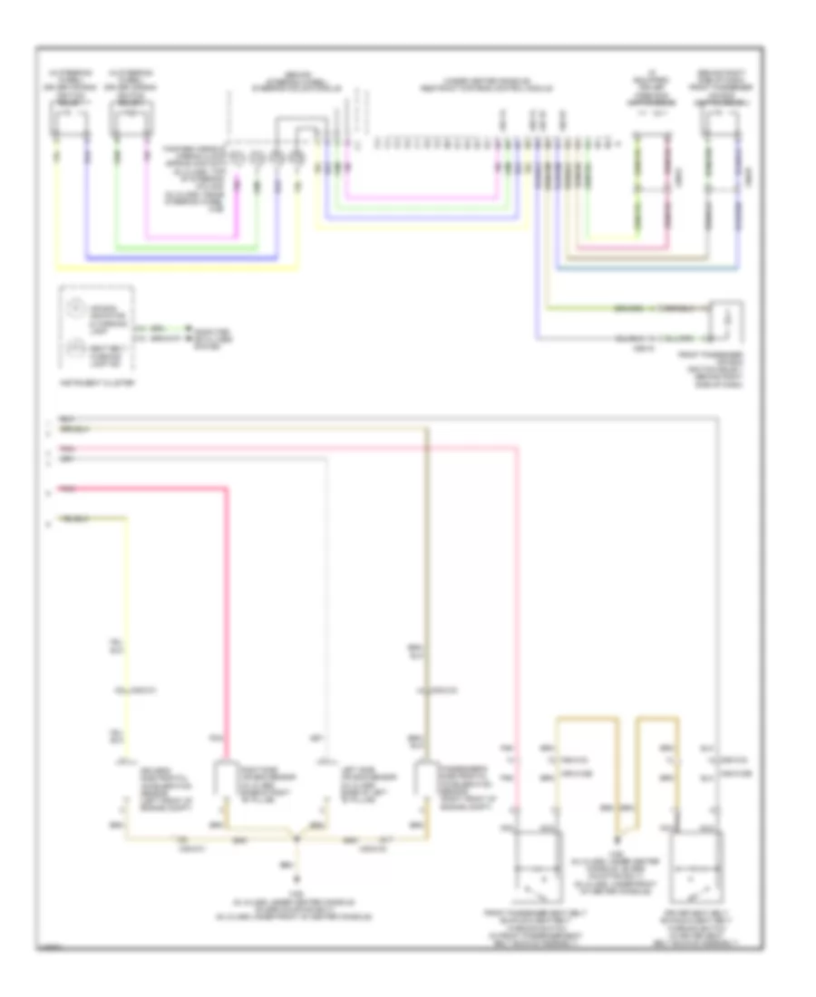 Supplemental Restraint Wiring Diagram (3 of 3) for Mercedes-Benz GL350 2010