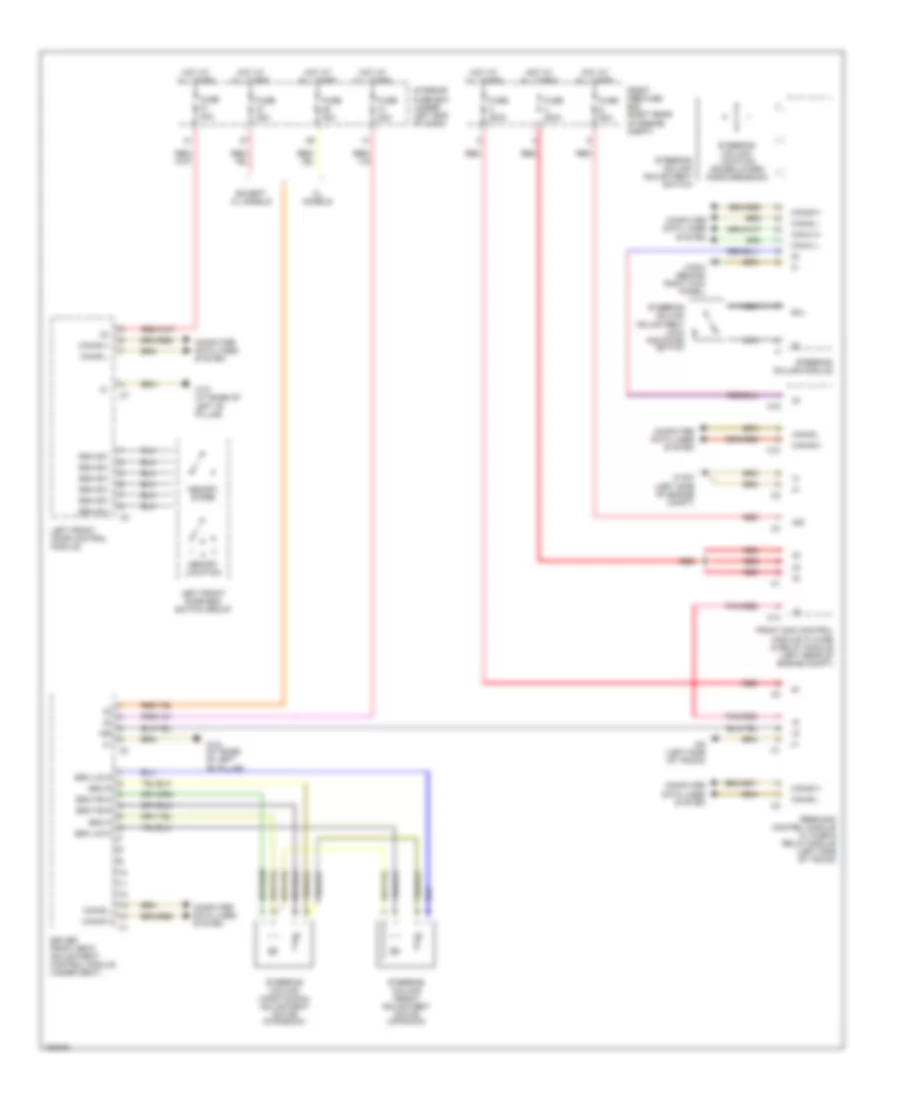 Steering Column Memory Wiring Diagram, Late Production for Mercedes-Benz C240 2002