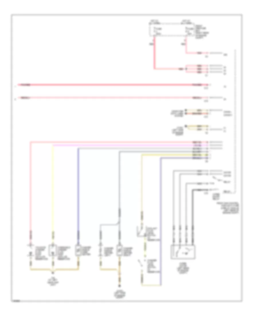 Электросхема стеклоочистителя, дворников и омывателя, Универсал (2 из 2) для Mercedes-Benz C240 2002