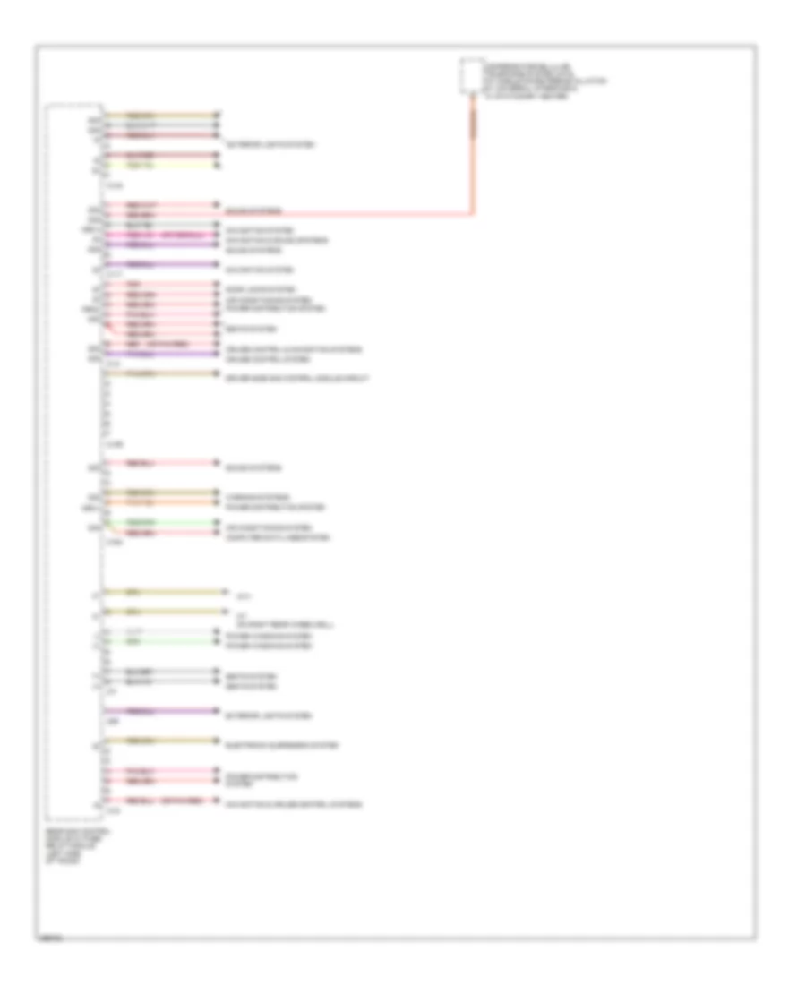 Rear SAM Control Module Wiring Diagram Coupe 2 of 2 for Mercedes Benz E550 4Matic 2011