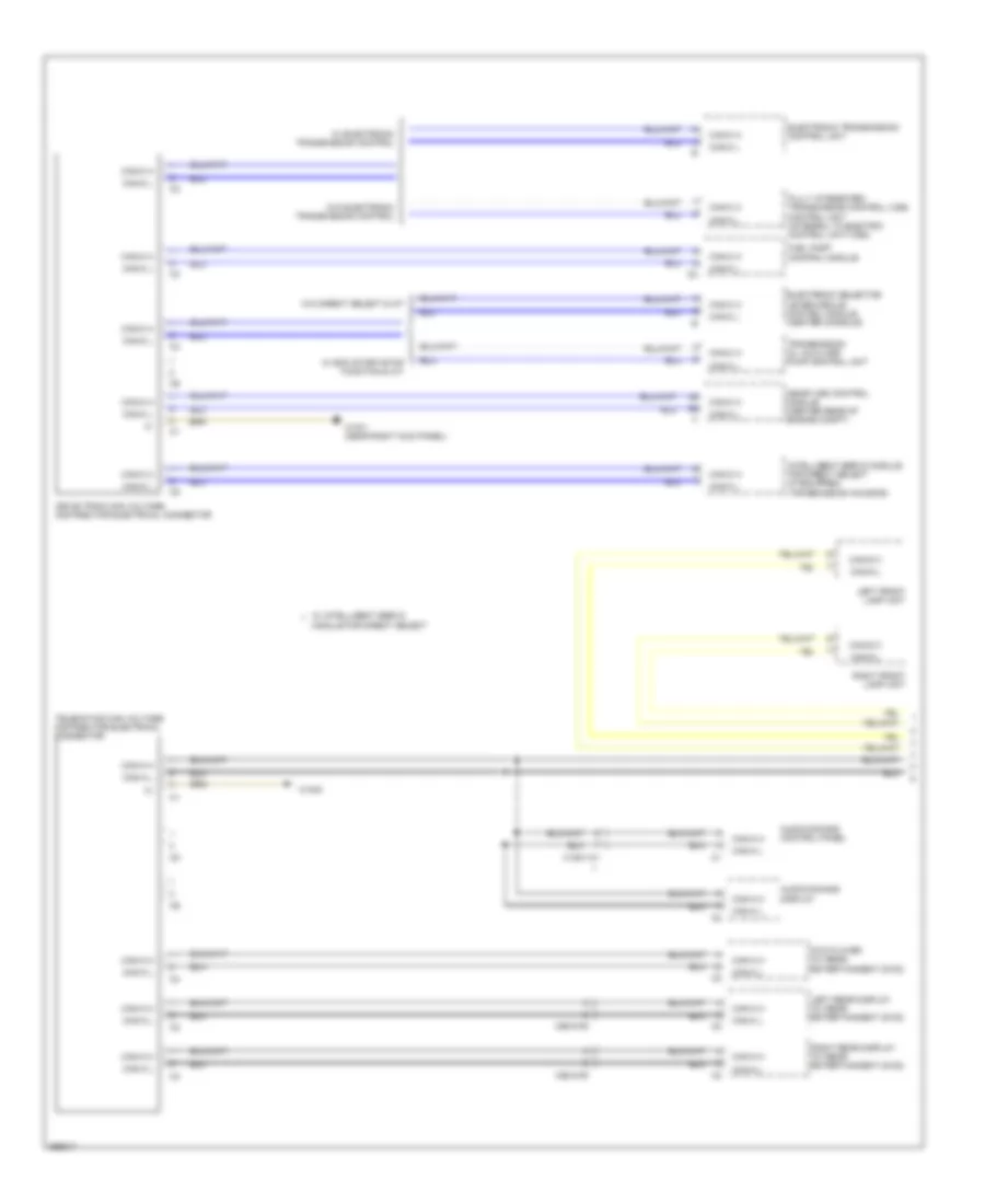 High Low Bus Wiring Diagram Sedan 1 of 5 for Mercedes Benz E550 4Matic 2011