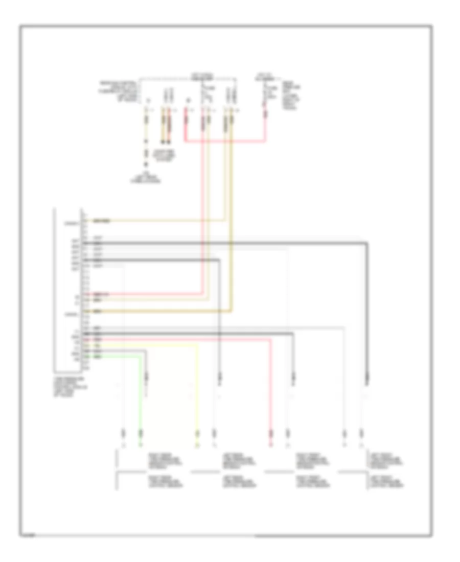 Tire Pressure Monitoring Wiring Diagram for Mercedes Benz E500 4Matic 2005