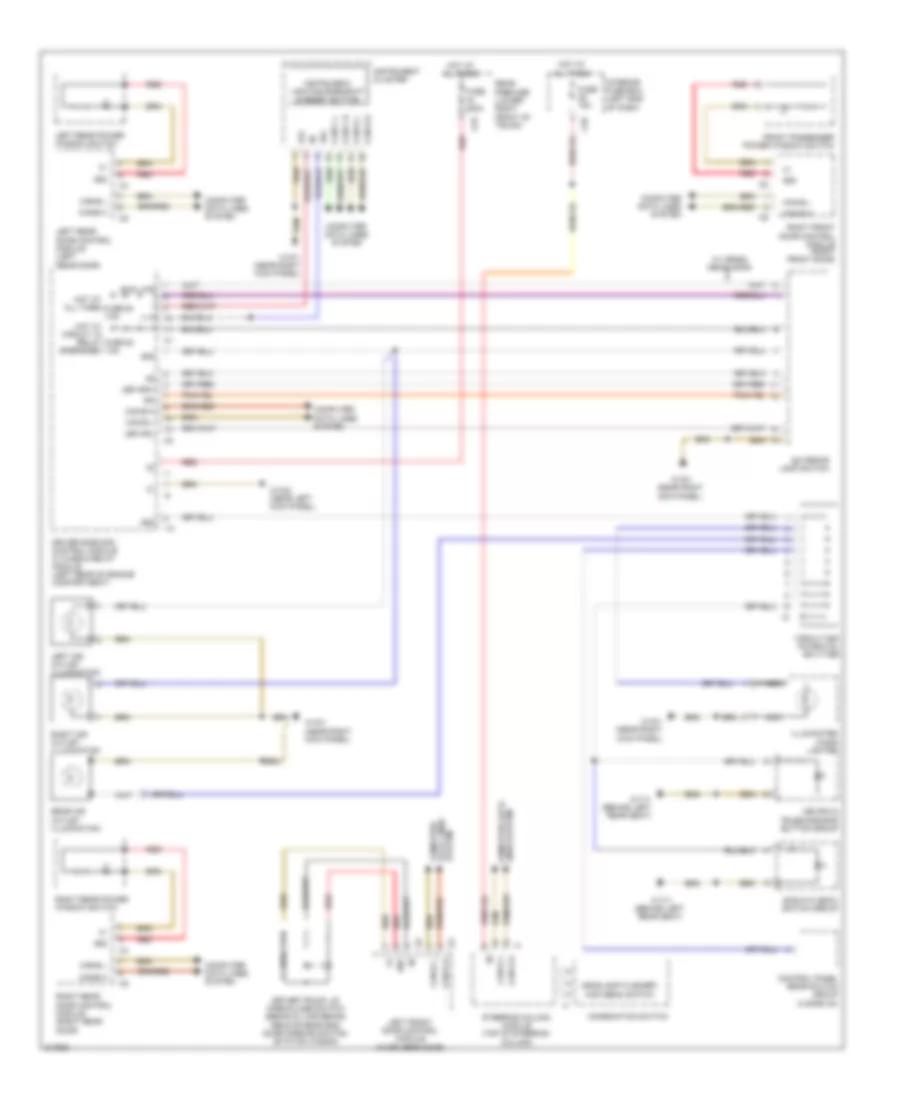 Instrument Illumination Wiring Diagram for Mercedes Benz E550 4Matic 2009