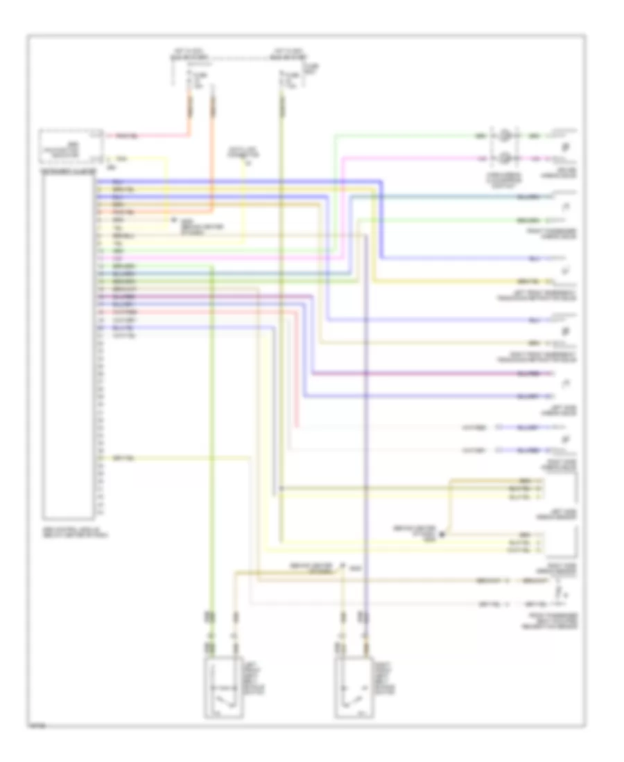 Supplemental Restraint Wiring Diagram for Mercedes Benz S320 1996
