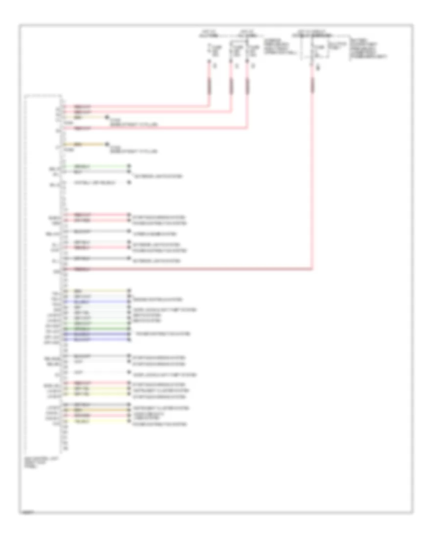 SAM Control Wiring Diagram 1 of 2 for Mercedes Benz GL350 Bluetec 4Matic 2014