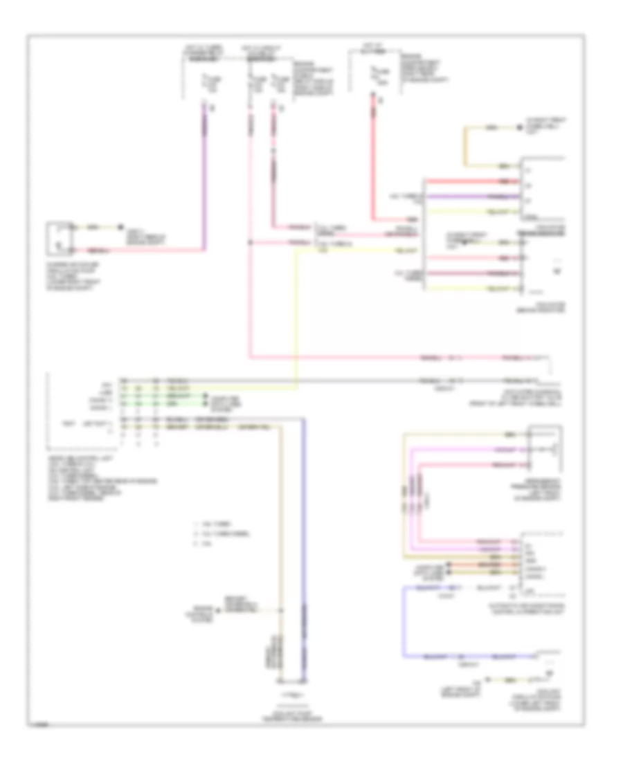 Cooling Fan Wiring Diagram for Mercedes Benz GL350 Bluetec 4Matic 2014