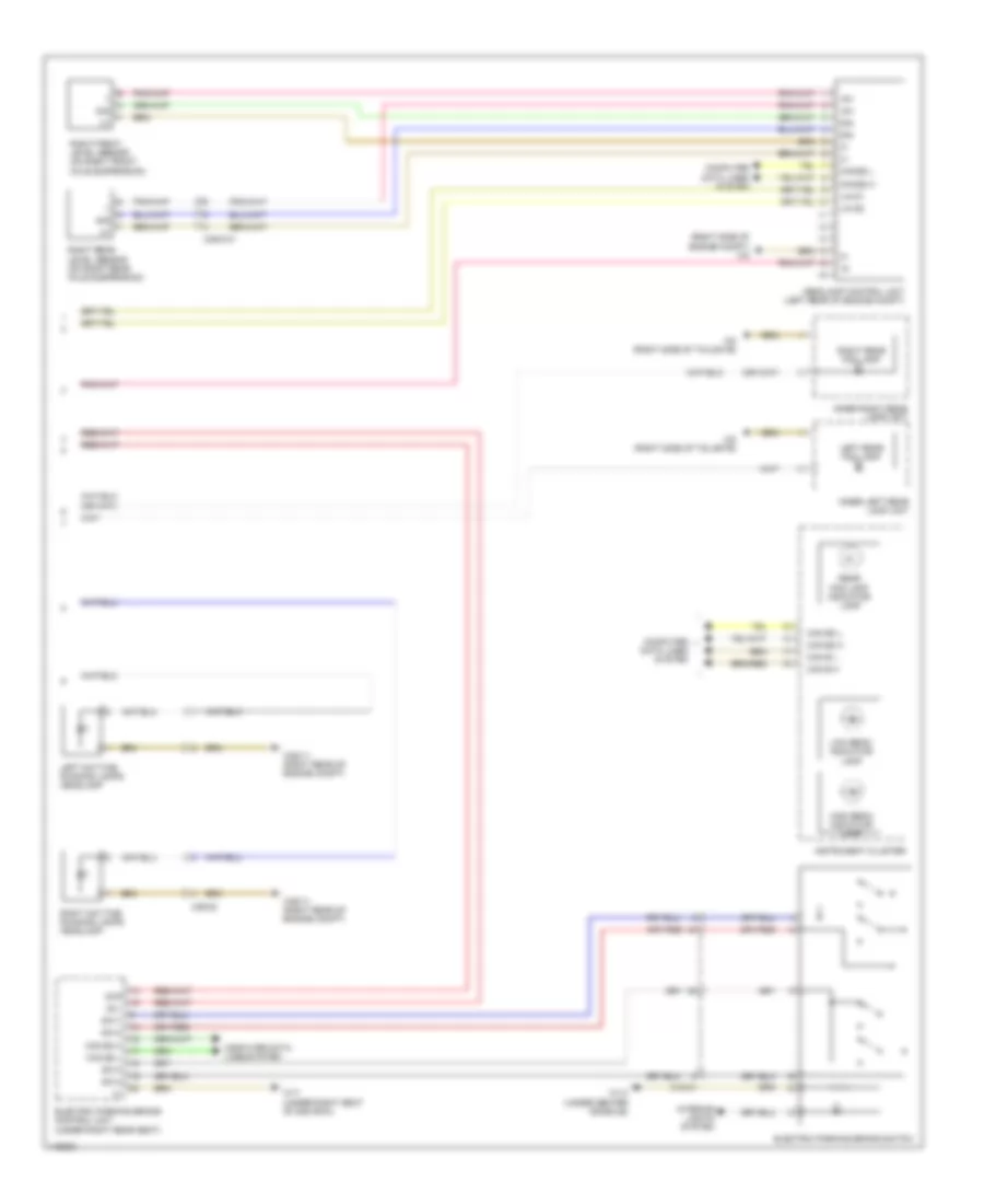 Headlights Wiring Diagram, with Xenon Lamps (2 of 2) for Mercedes-Benz GL350 Bluetec 4Matic 2014