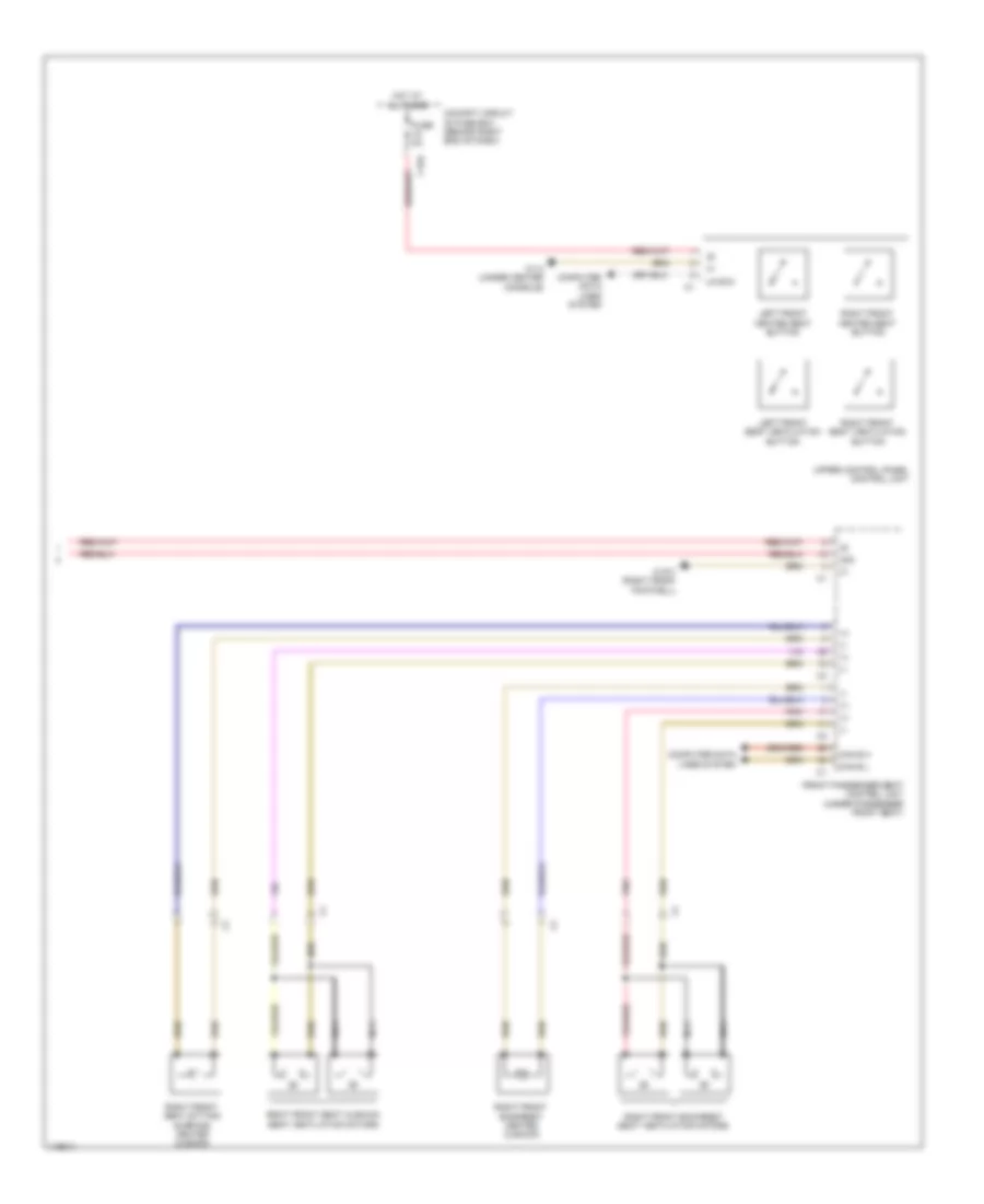 Front Ventilation  Heated Seat Wiring Diagram 2 of 2 for Mercedes Benz GL350 Bluetec 4Matic 2014