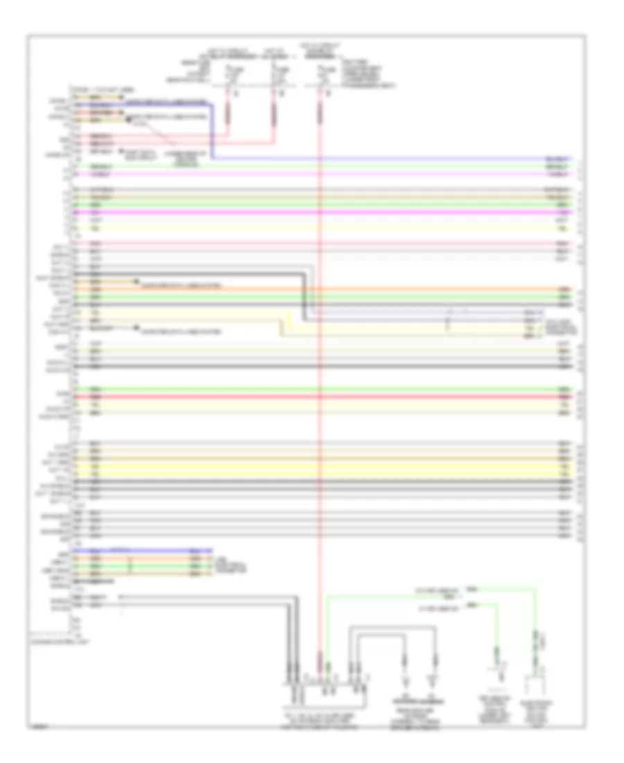 COMAND Actuation Wiring Diagram 1 of 4 for Mercedes Benz GL350 Bluetec 4Matic 2014