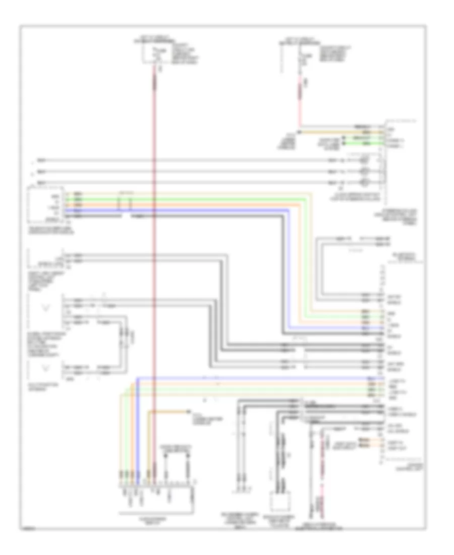 COMAND Actuation Wiring Diagram 4 of 4 for Mercedes Benz GL350 Bluetec 4Matic 2014