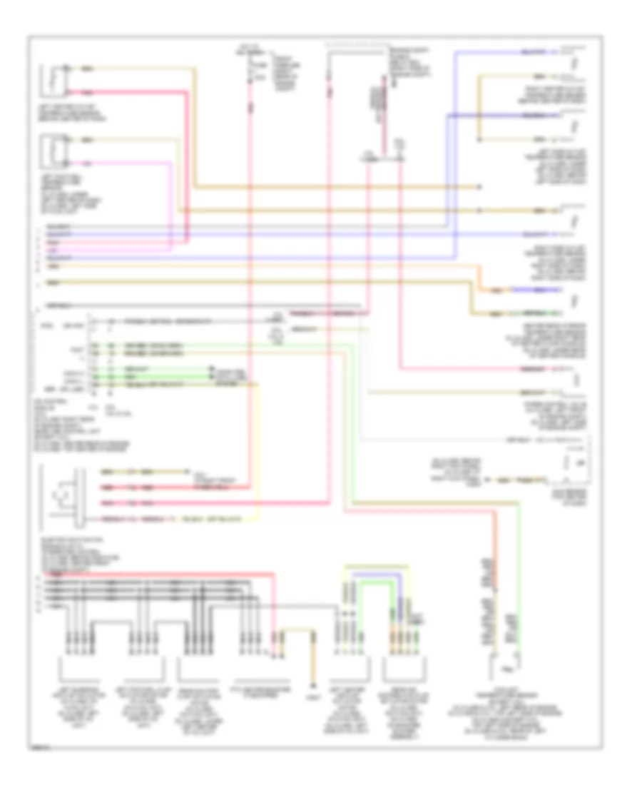 Automatic AC Wiring Diagram, without Thermotronic (2 of 2) for Mercedes-Benz GL320 2008
