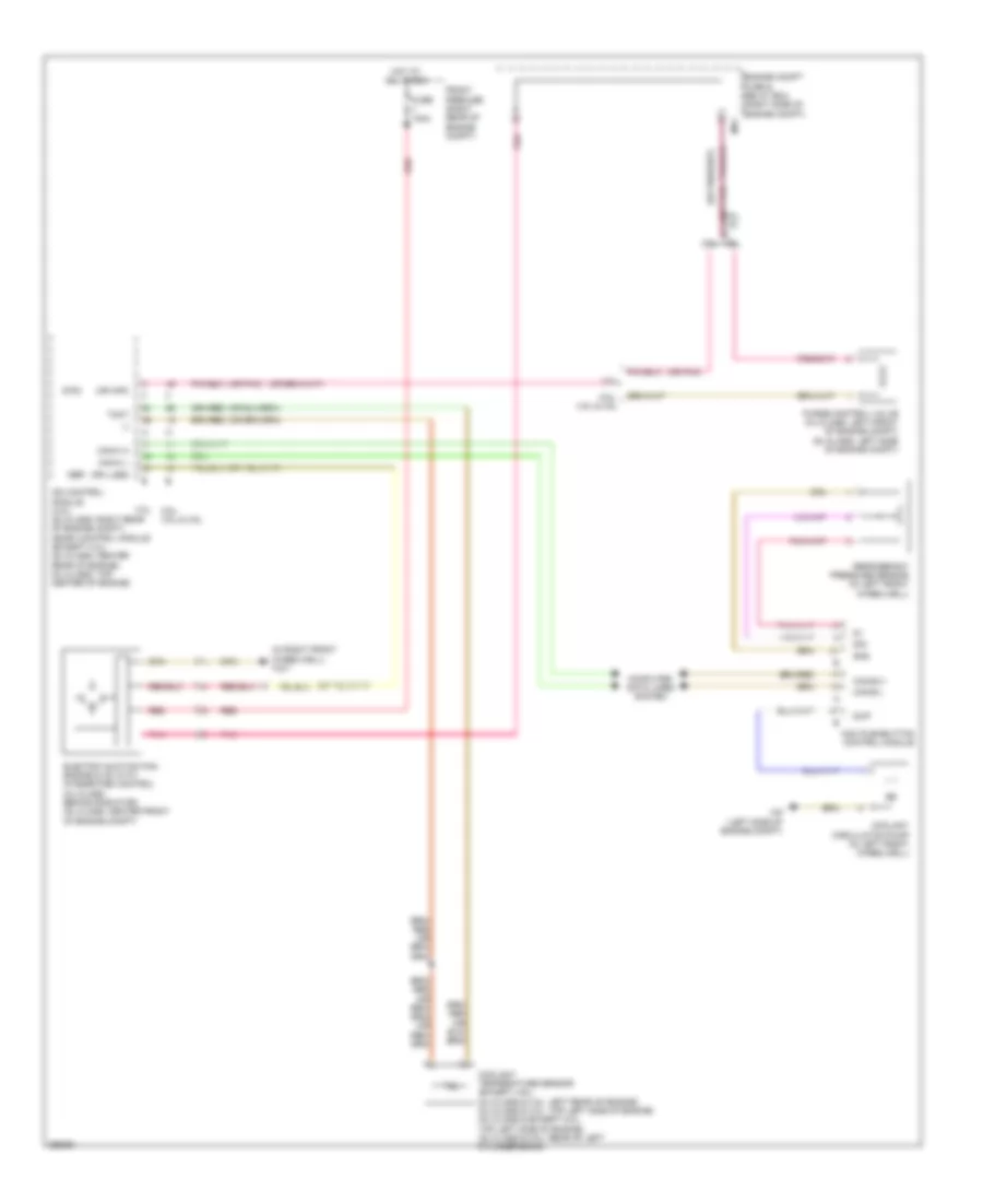 Cooling Fan Wiring Diagram for Mercedes Benz GL320 2008