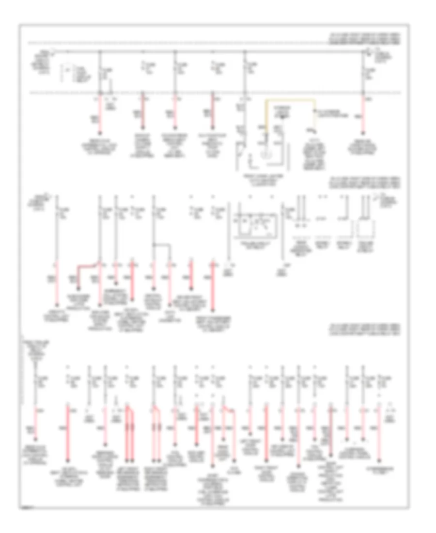 Power Distribution Wiring Diagram 2 of 3 for Mercedes Benz GL320 2008
