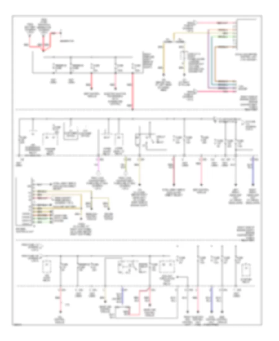 Power Distribution Wiring Diagram 3 of 3 for Mercedes Benz GL320 2008
