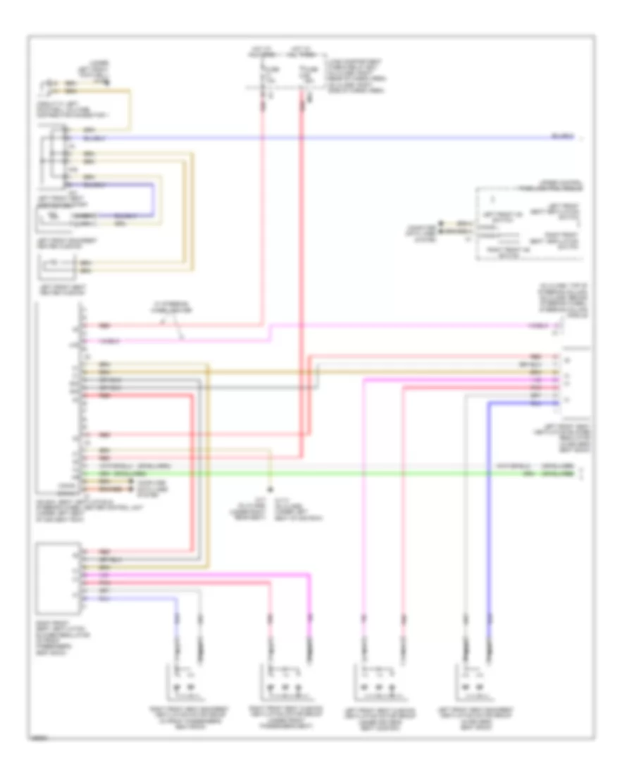 Seat Ventilation Wiring Diagram (1 of 2) for Mercedes-Benz GL320 2008