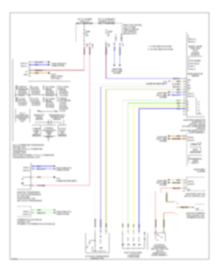 Transmission Wiring Diagram for Mercedes Benz GLK350 4Matic 2013