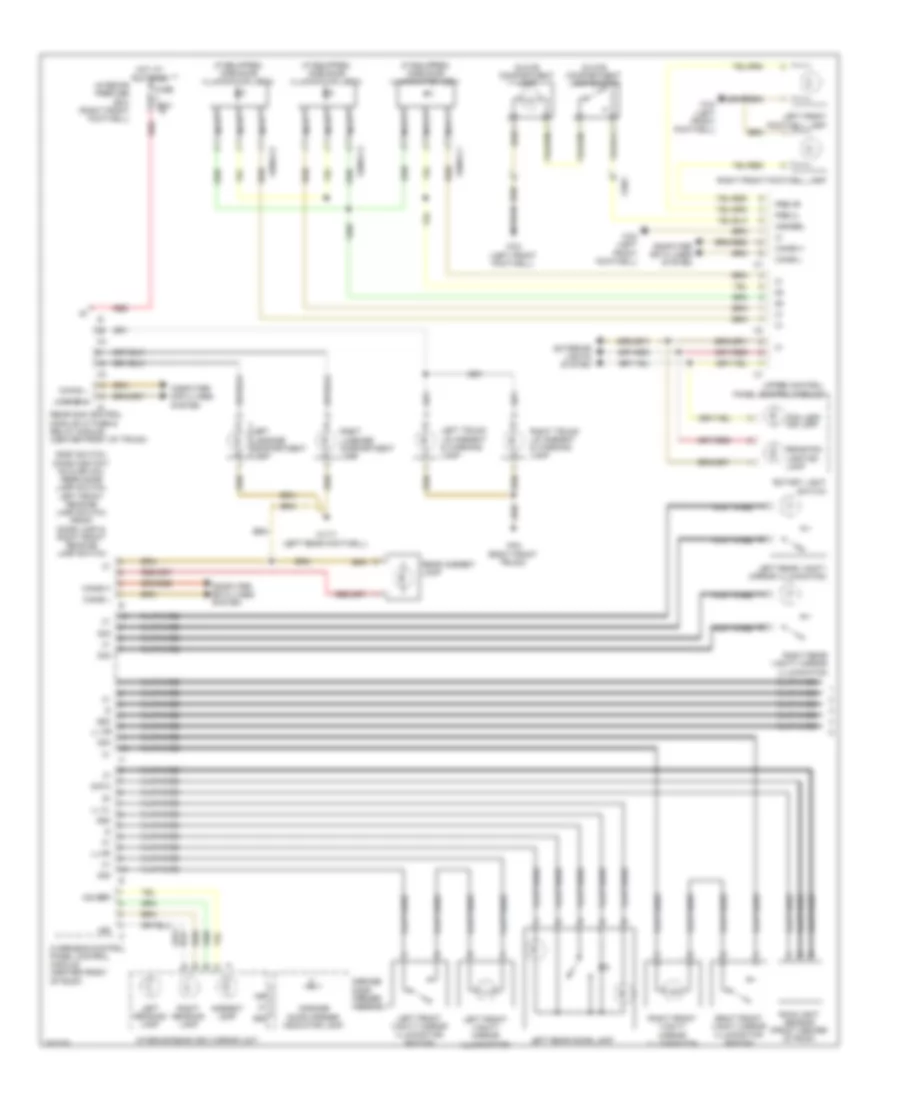 Interior Lights Wiring Diagram (1 of 4) for Mercedes-Benz S350 2012