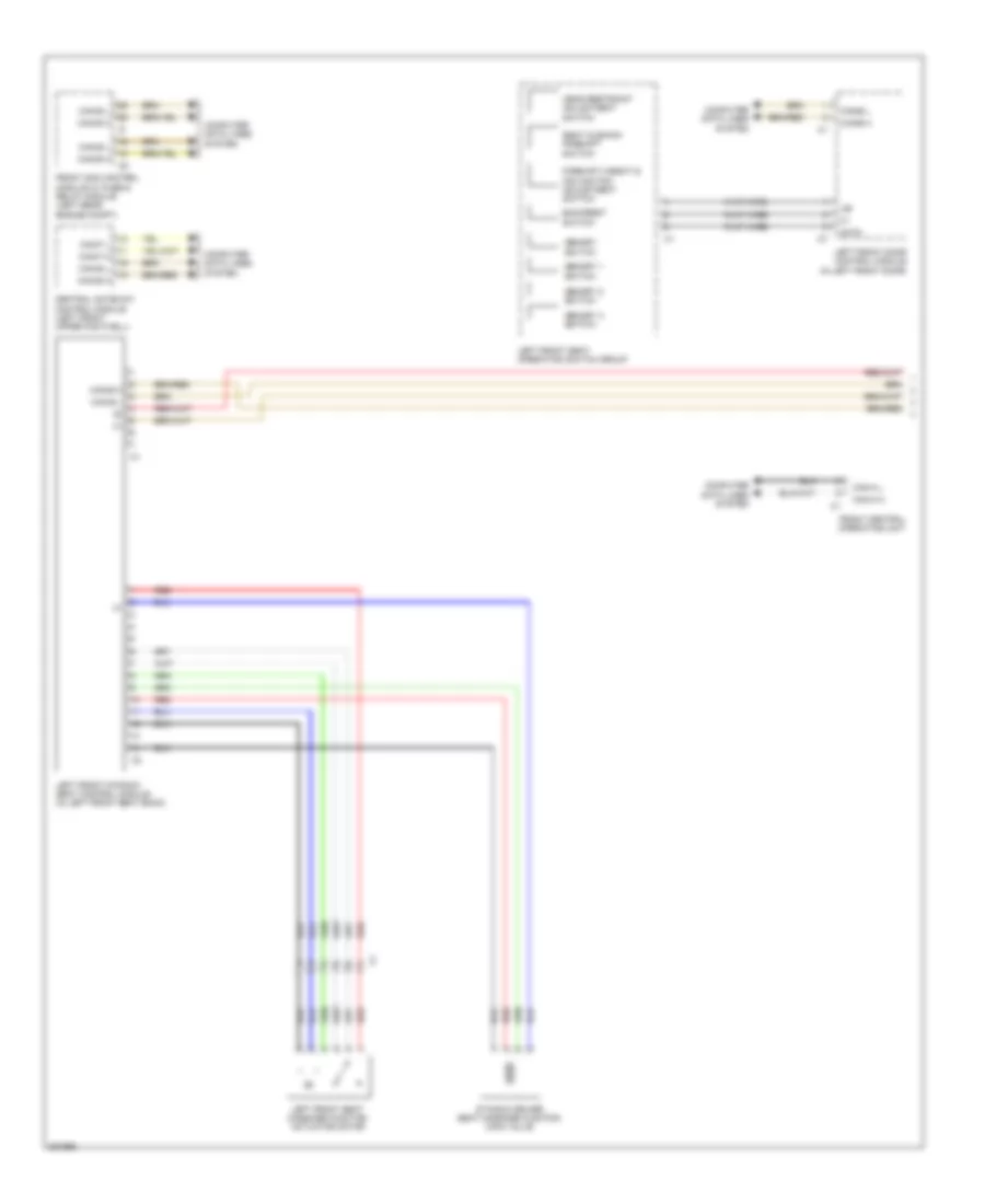 Drivers Memory Seat Wiring Diagram (1 of 3) for Mercedes-Benz S350 2012