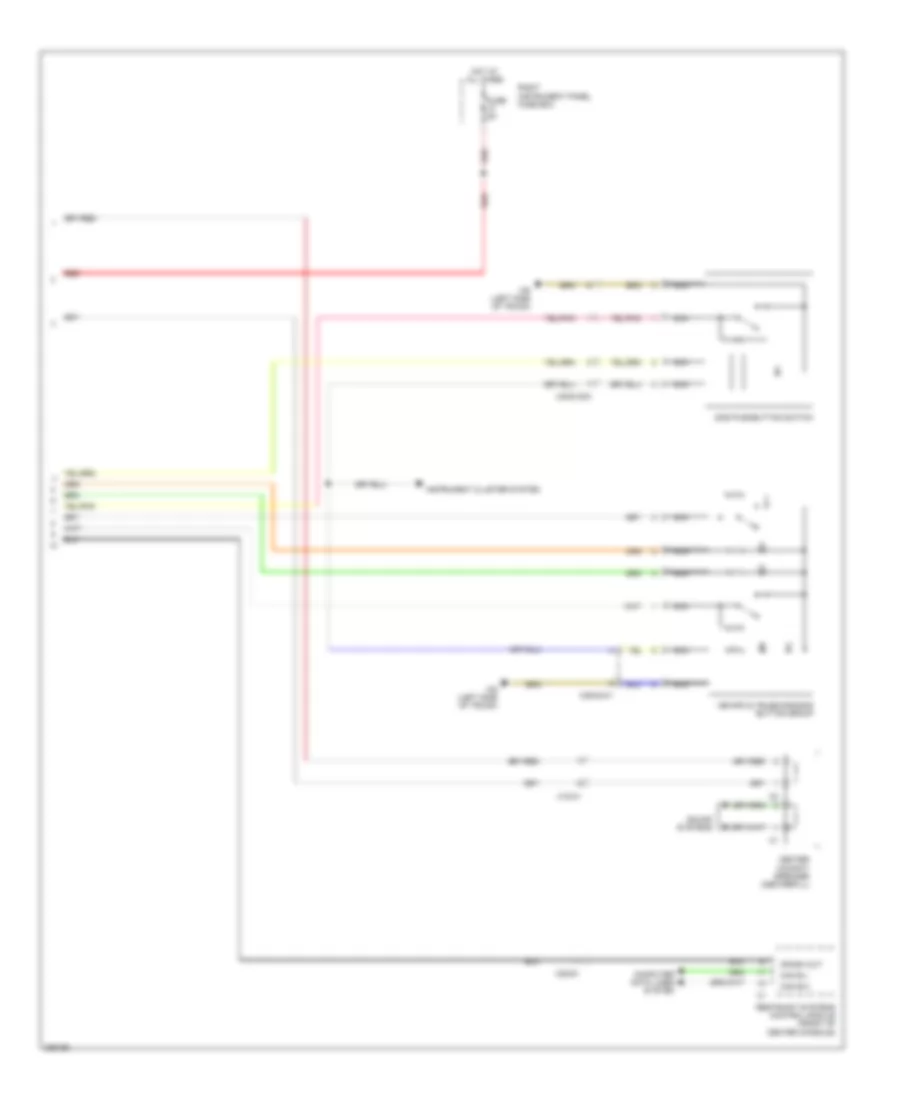 Emergency Call Wiring Diagram (2 of 2) for Mercedes-Benz S350 2012