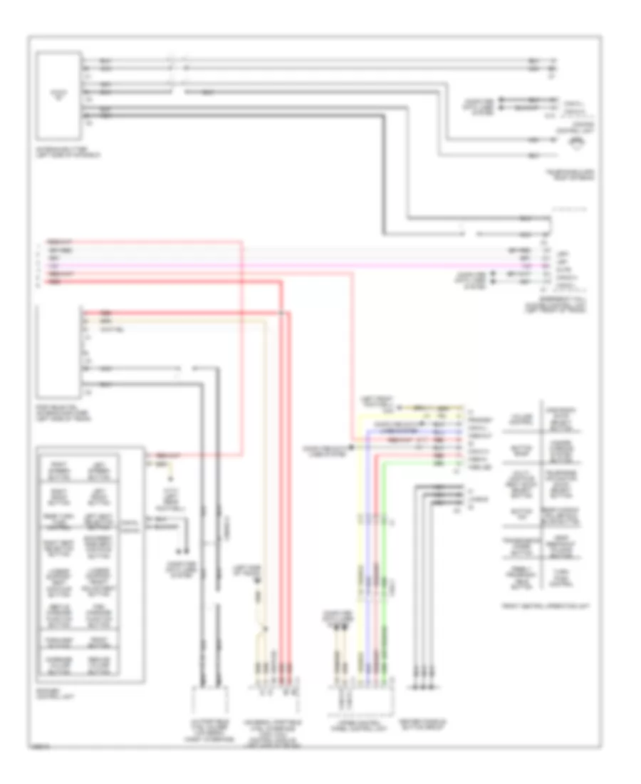 Radio Wiring Diagram 3 of 3 for Mercedes Benz S350 2012