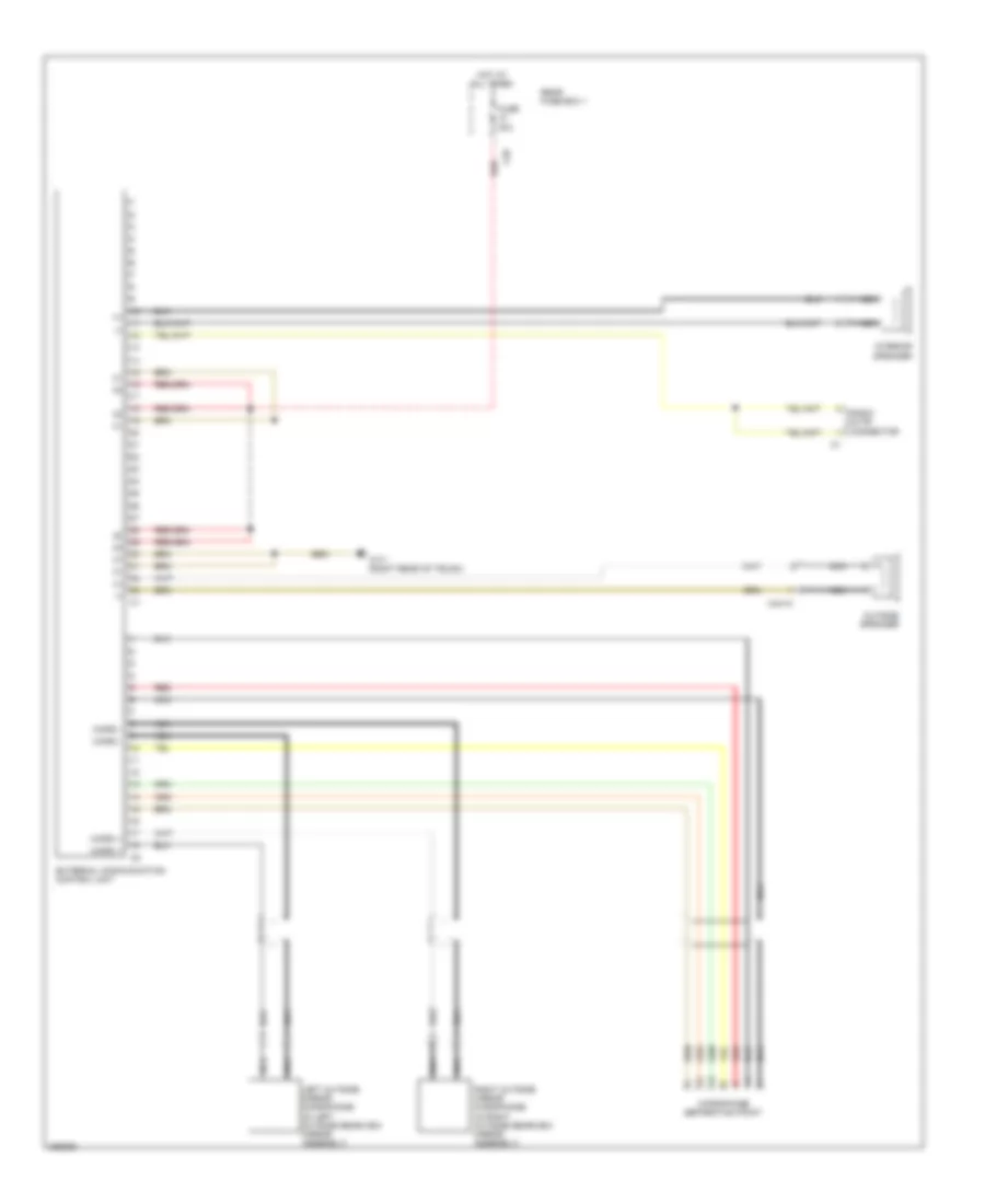 Intercom Control Module Wiring Diagram for Mercedes-Benz S350 2012