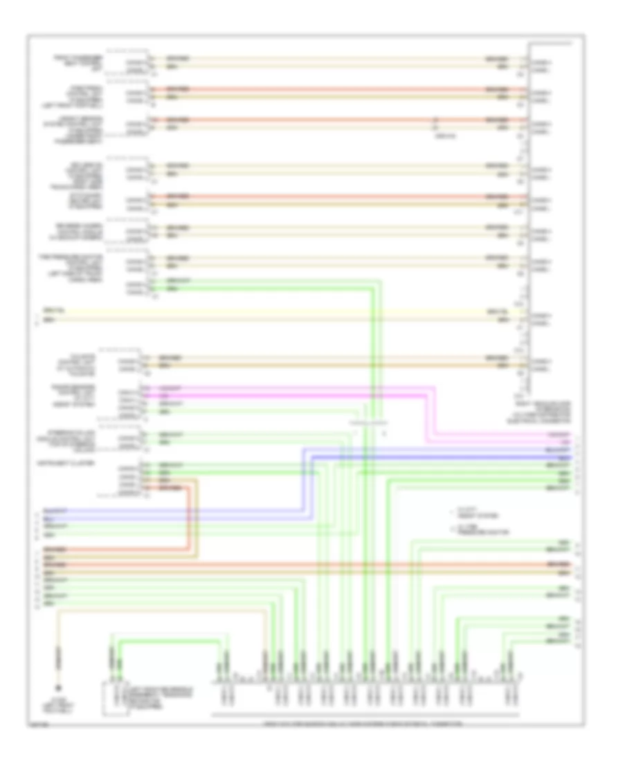 HighLow Bus Wiring Diagram (3 of 4) for Mercedes-Benz GLK350 2010